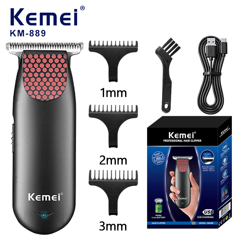 Mens Grooming Box - Kemei 889 Tagliacapelli professionale senza fili