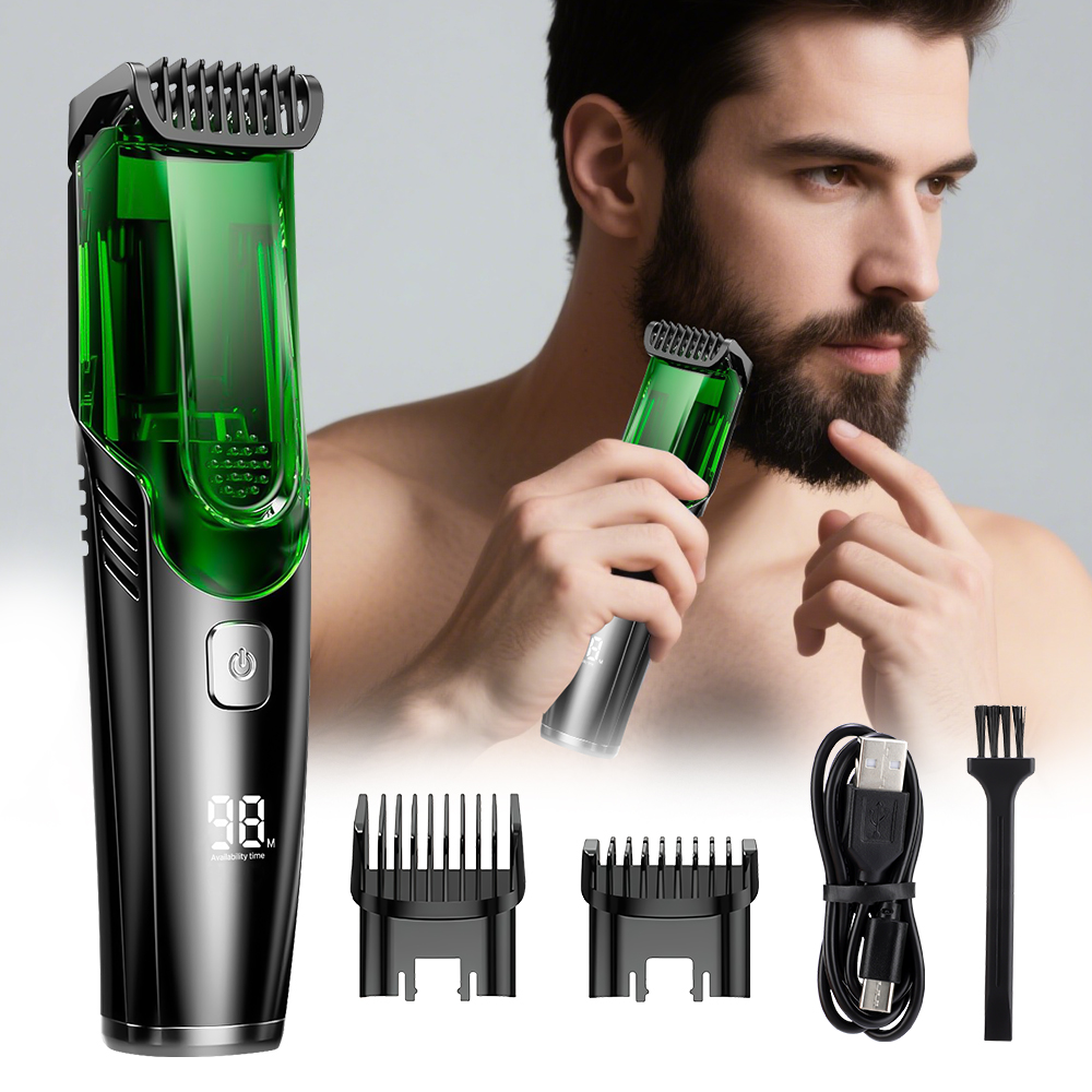 Men'S Grooming Hair And Body Wash - Regolabarba Elettrico Senza Fili per Uomo,