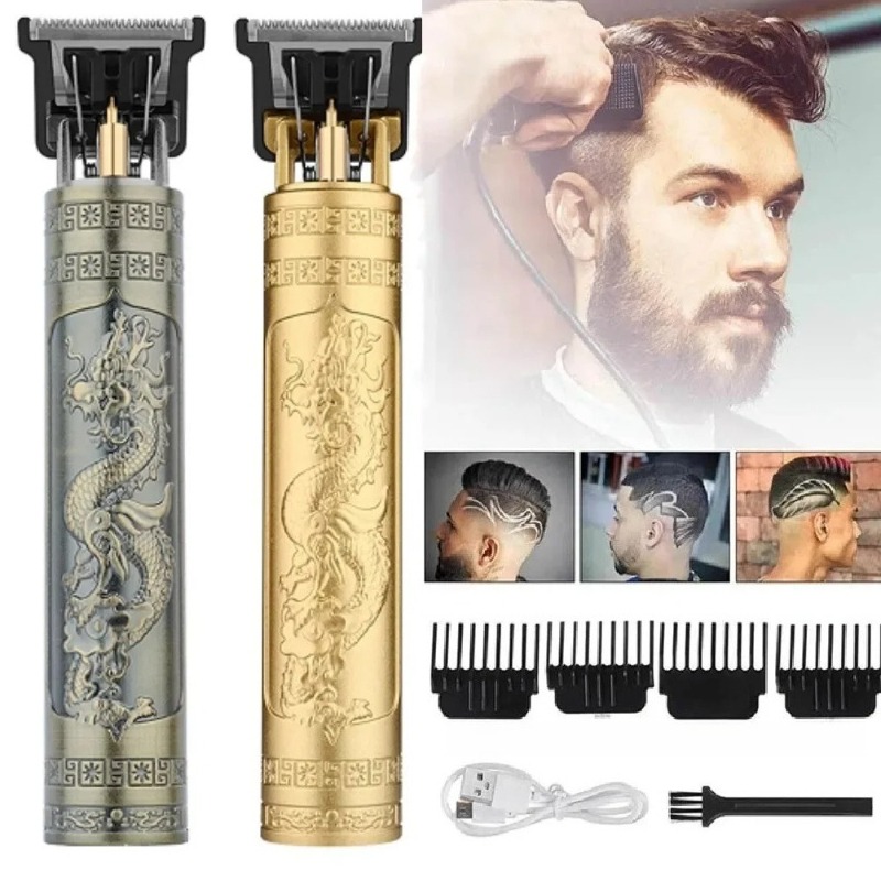 Mens Vintage Grooming Kit - Regolabarba Elettrico T9 Senza Fili per