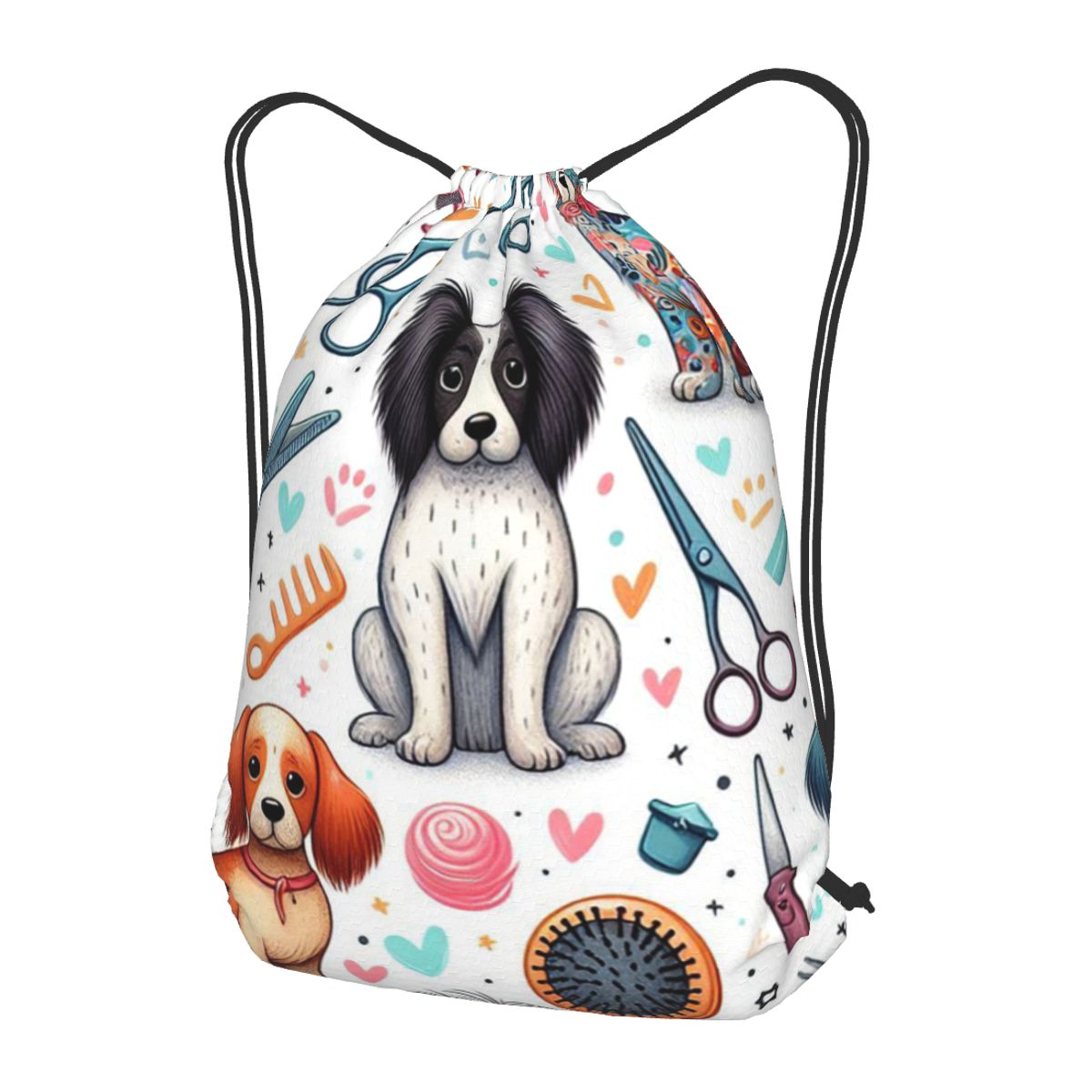 Men'S Grooming Bag - Zaini stampati per toelettatura cani, borse
