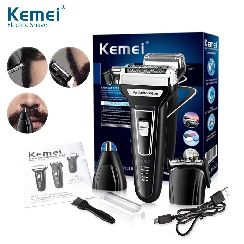 Mens Grooming Box - Kemei Multifunzionale Impermeabile 3 In 1