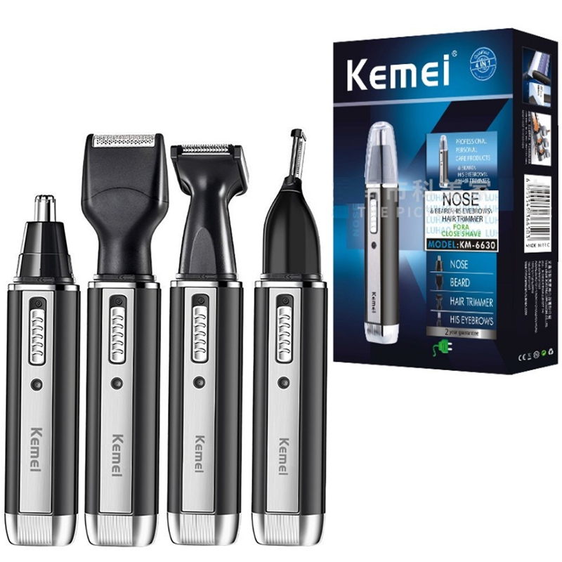 Men'S Grooming Hair And Body Wash - Kemei Kit per toelettatura tutto in