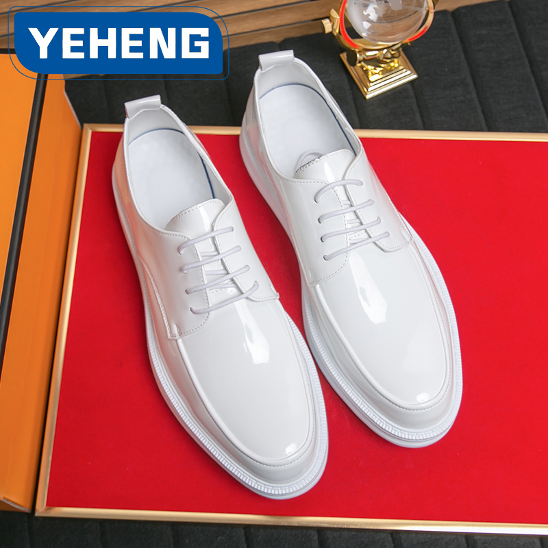 Men'S Grooming Oxford - Scarpe classiche da ufficio bianche da