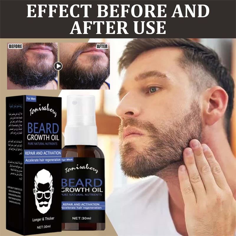 Beard Oil Growth - Olio per la Crescita della Barba,