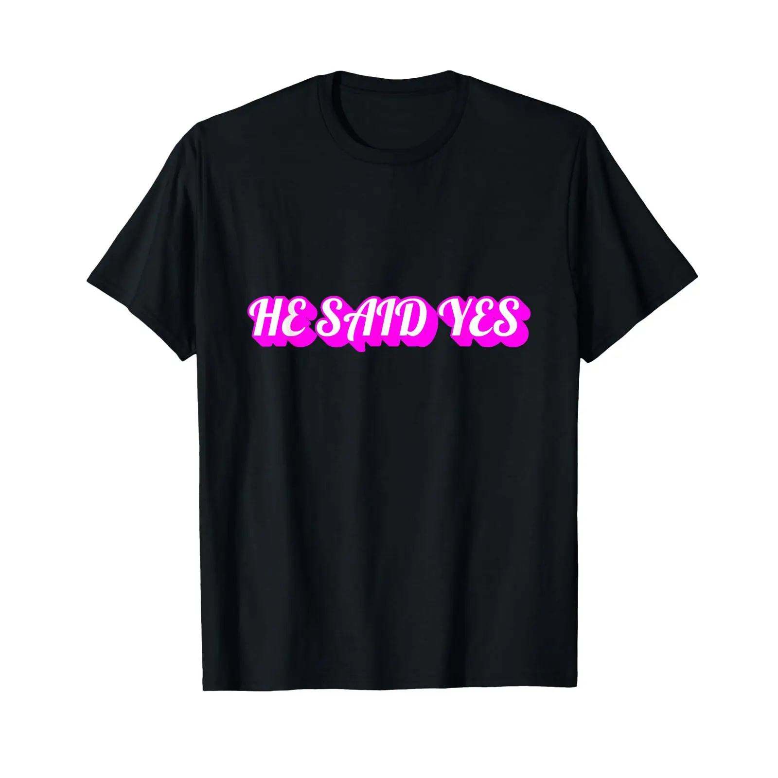 Men'S Grooming For Engagement - Maglietta 'He Said Yes' per Sposo