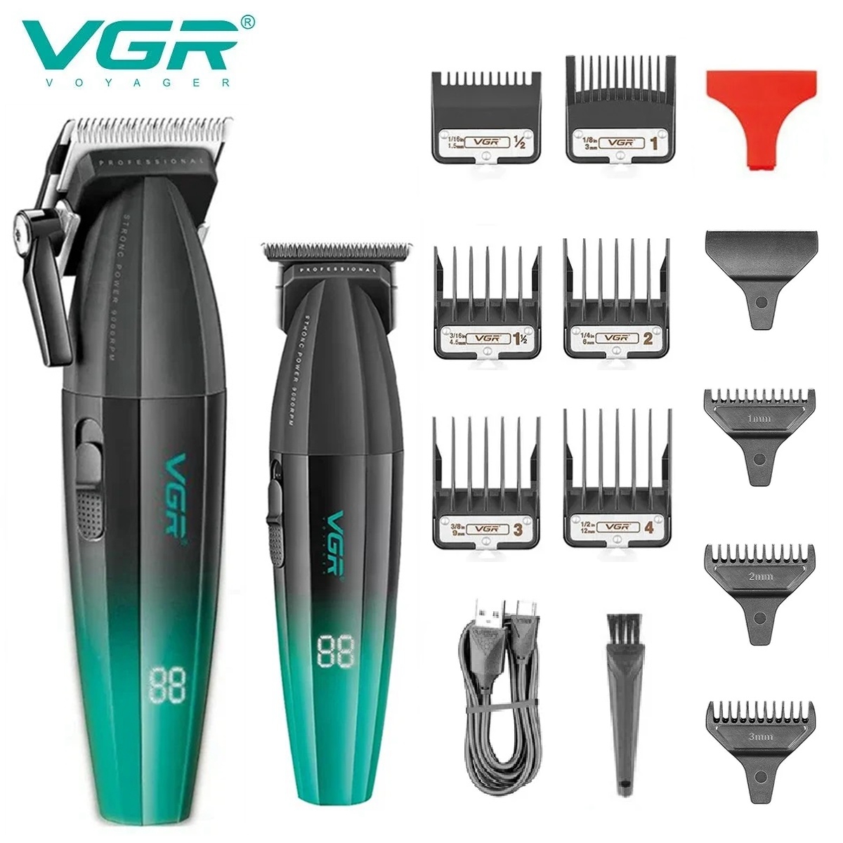 Men'S Grooming Hair And Body Wash - VGR Tagliacapelli Barbiere professionale Macchina per
