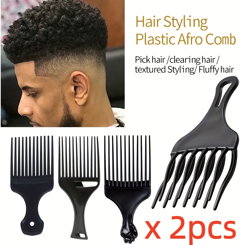 Men'S Grooming Salon - 2 pezzi/confezione Pettine professionale per acconciature