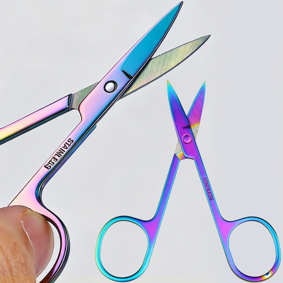 Men'S Grooming Eyebrow Trimming - Forbici piccole per la cura dei