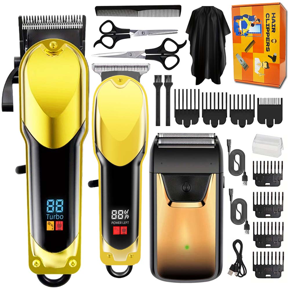 Men'S Grooming Accessories Kit - Set tagliacapelli professionale per uomo, tagliacapelli