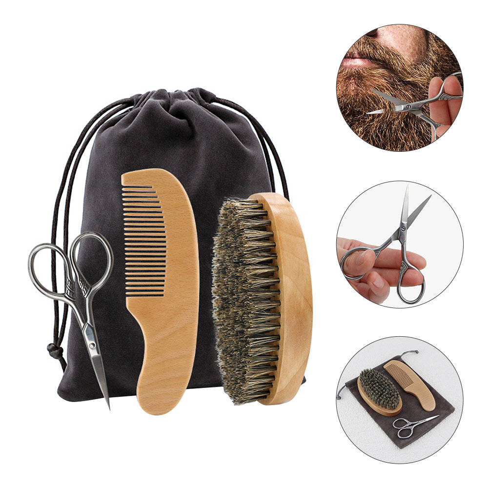 Men'S Grooming Bag - Set per lo Styling della Barba