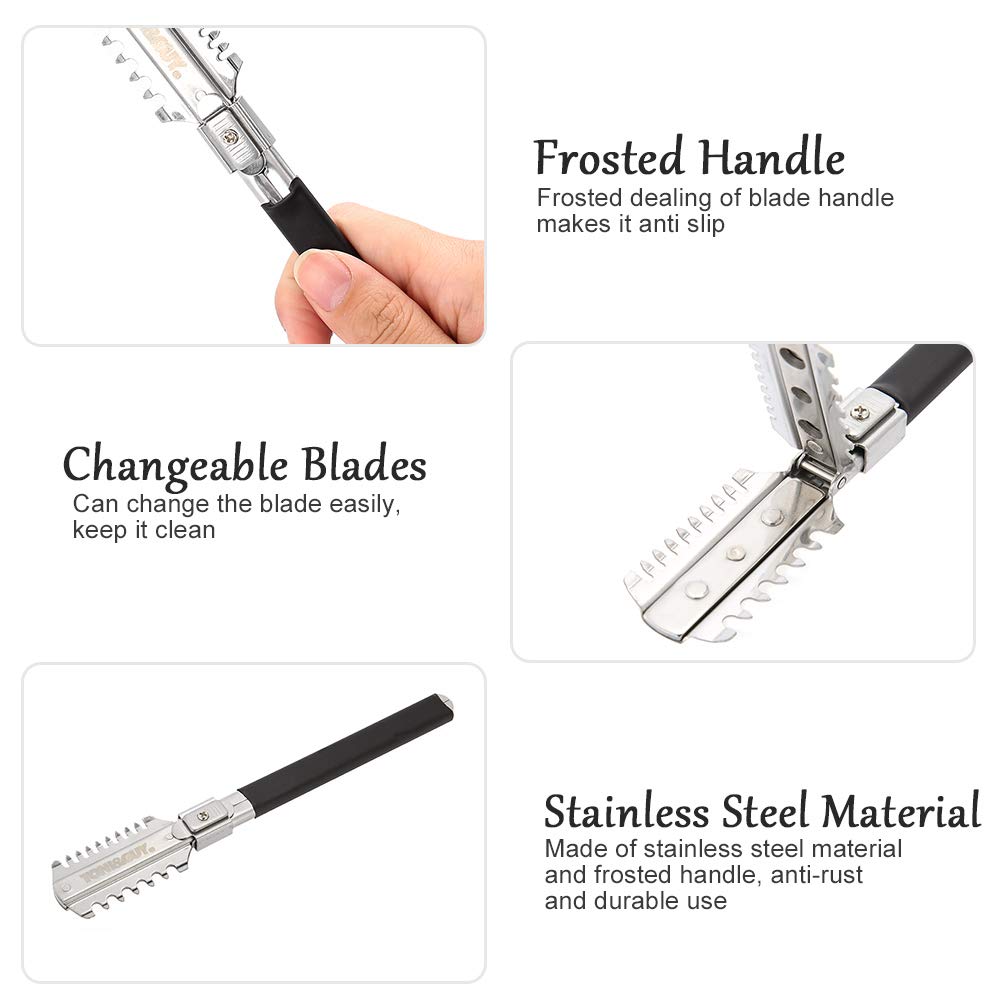 Lame per coltello da barba per - Men'S Grooming Salon recensione e prezzo