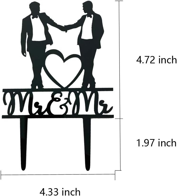 Mr & Mr Cake Topper, decorazio - Men'S Grooming For Engagement recensione e prezzo