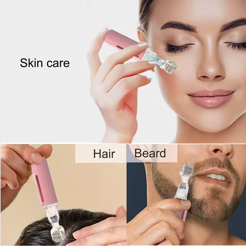 Derma Roller per viso e labbra - Beard Oil Growth recensione e prezzo