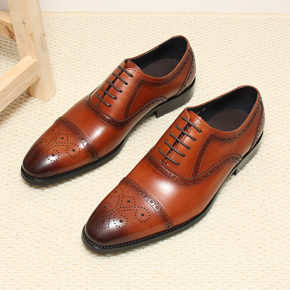 Scarpe Formali Brogue in Pelle - Men'S Grooming Oxford recensione e prezzo