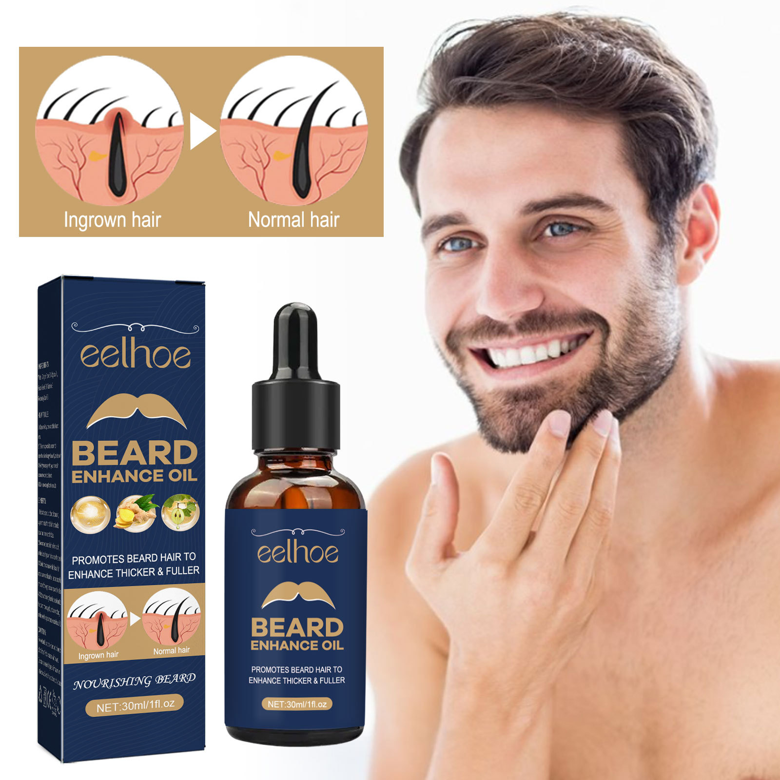 Olio per la crescita della bar - Beard Oil Growth recensione e prezzo