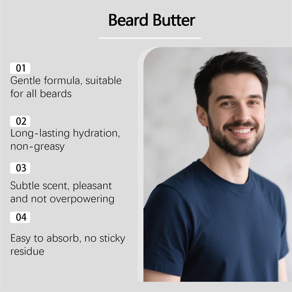 Crema per la barba con burro d - Beard Oil Growth recensione e prezzo