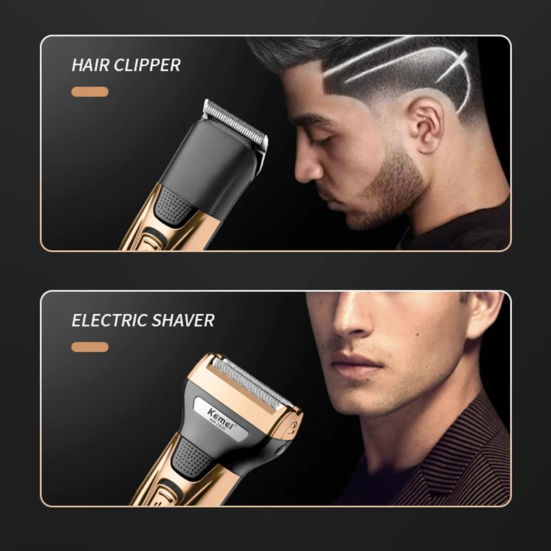 Kit di toelettatura KEMEI 3 in - Men'S Grooming Hair And Body Wash recensione e prezzo