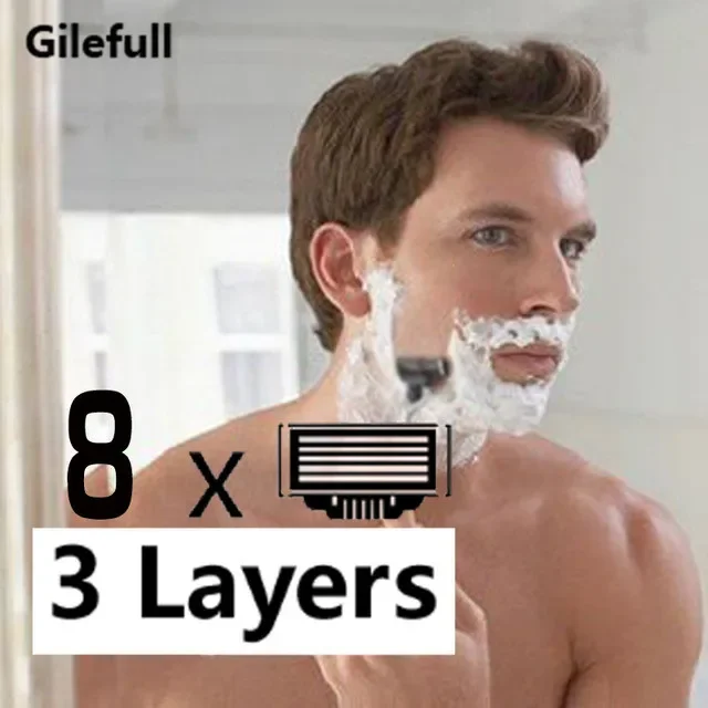 8 pz/pacco Lame di Rasoio da B - Men'S Face Grooming recensione e prezzo