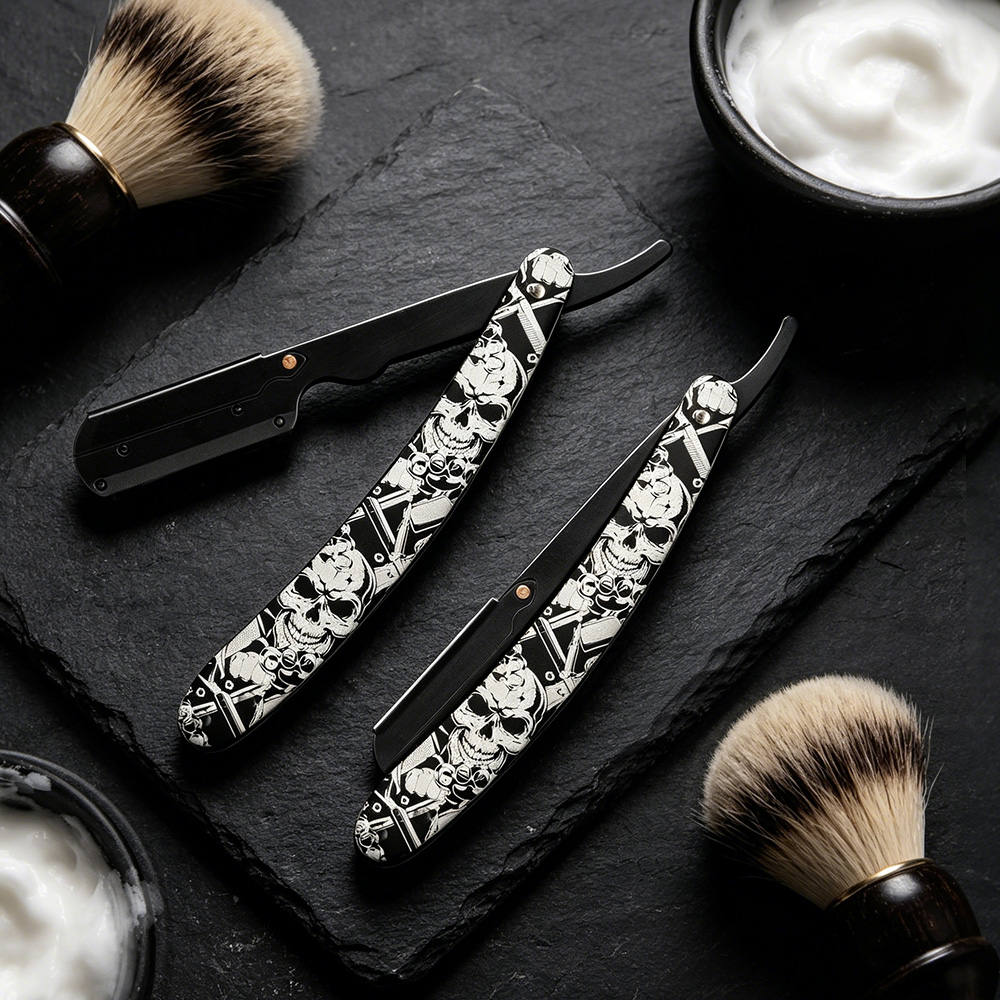 Rasoio Vintage con Manico Deco - Men'S Grooming Eyebrow Trimming recensione e prezzo