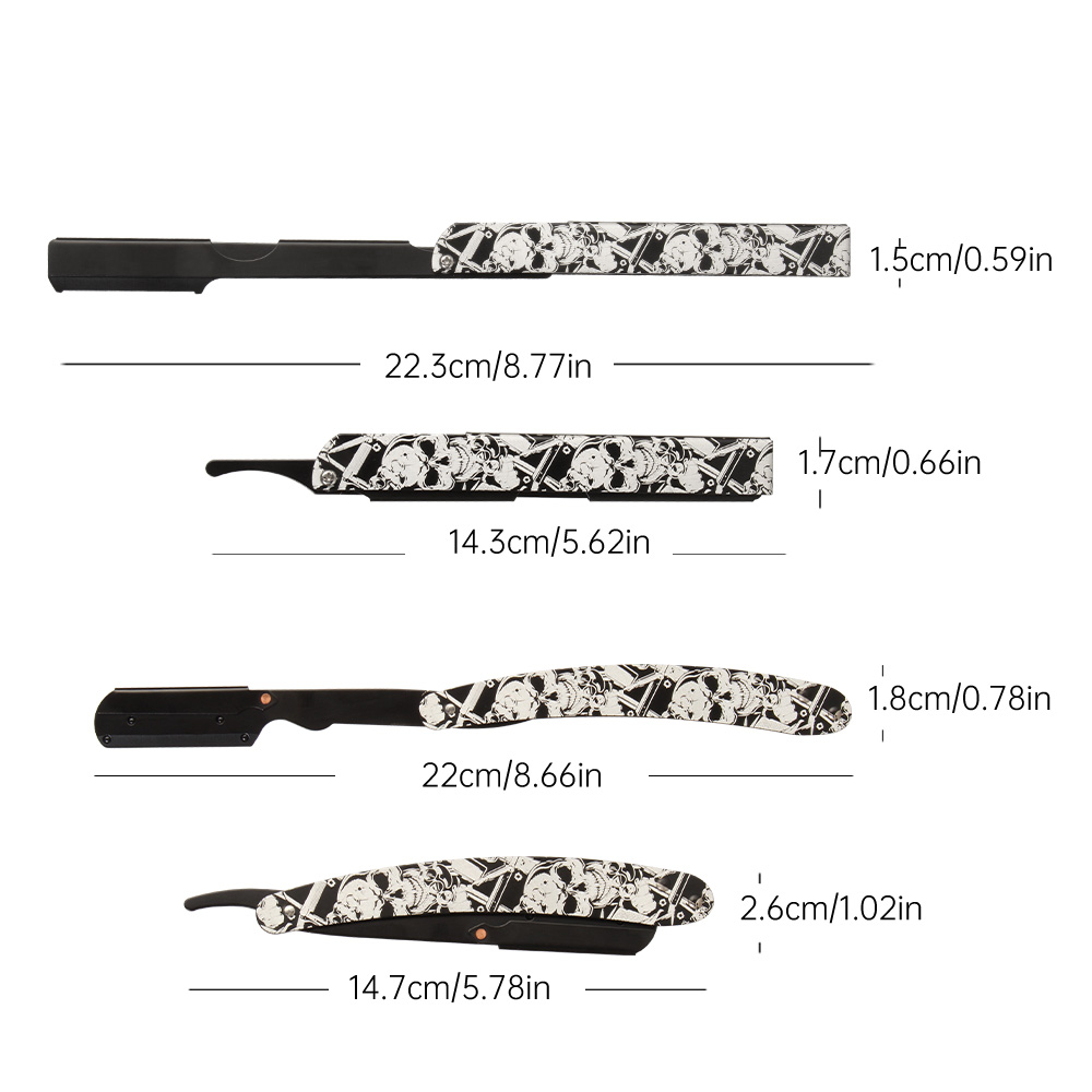 Rasoio Vintage con Manico Deco - Men'S Grooming Eyebrow Trimming recensione e prezzo