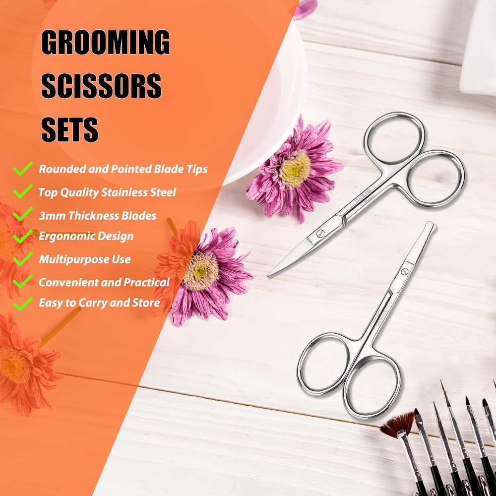 Set di Forbici per la Cura dei - Men'S Grooming Eyebrow Trimming recensione e prezzo