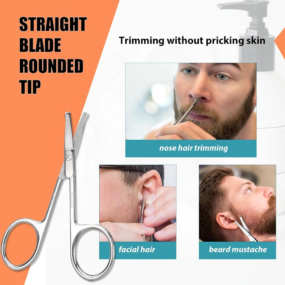 Set di Forbici per la Cura dei - Men'S Grooming Eyebrow Trimming recensione e prezzo