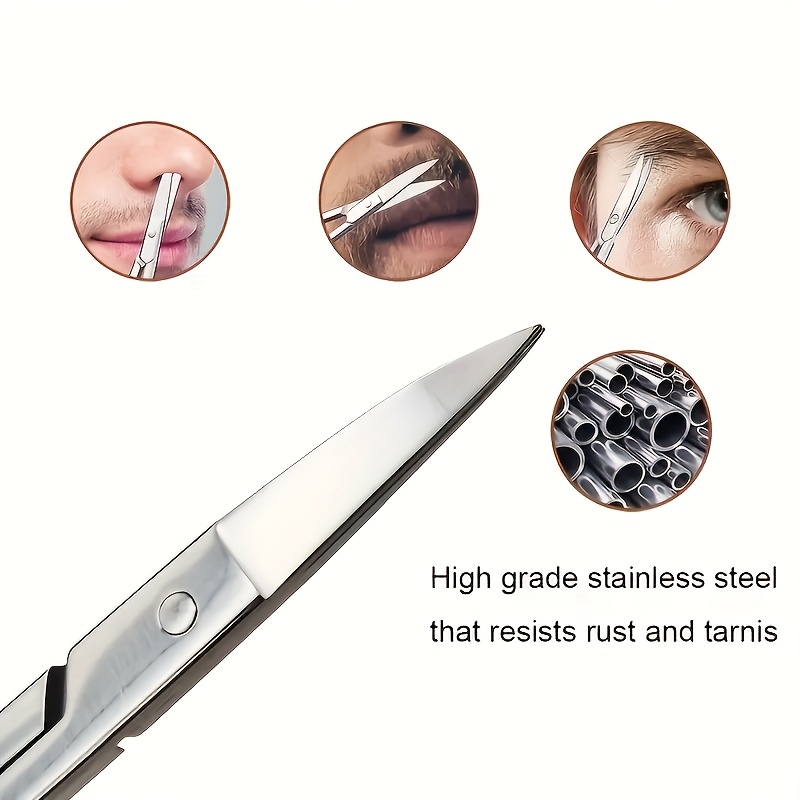 Set di 1/3 Forbici Piccole per - Men'S Grooming Eyebrow Trimming recensione e prezzo