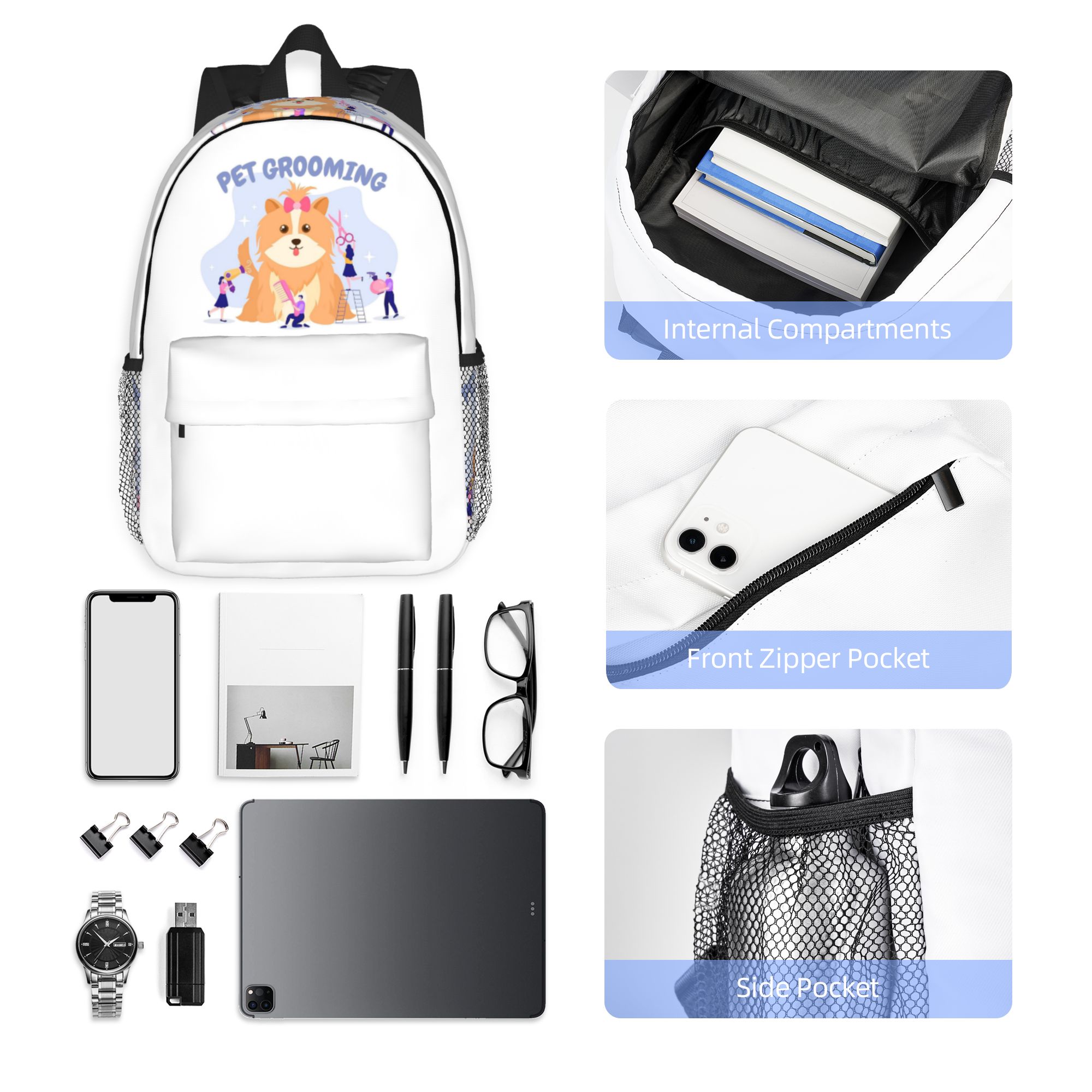 Zaino per toelettatura animali - Men'S Grooming Bag recensione e prezzo