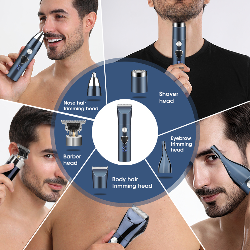 RESUXI HC-268B 5 in 1 Set tagl - Men'S Grooming Hair And Body Wash recensione e prezzo