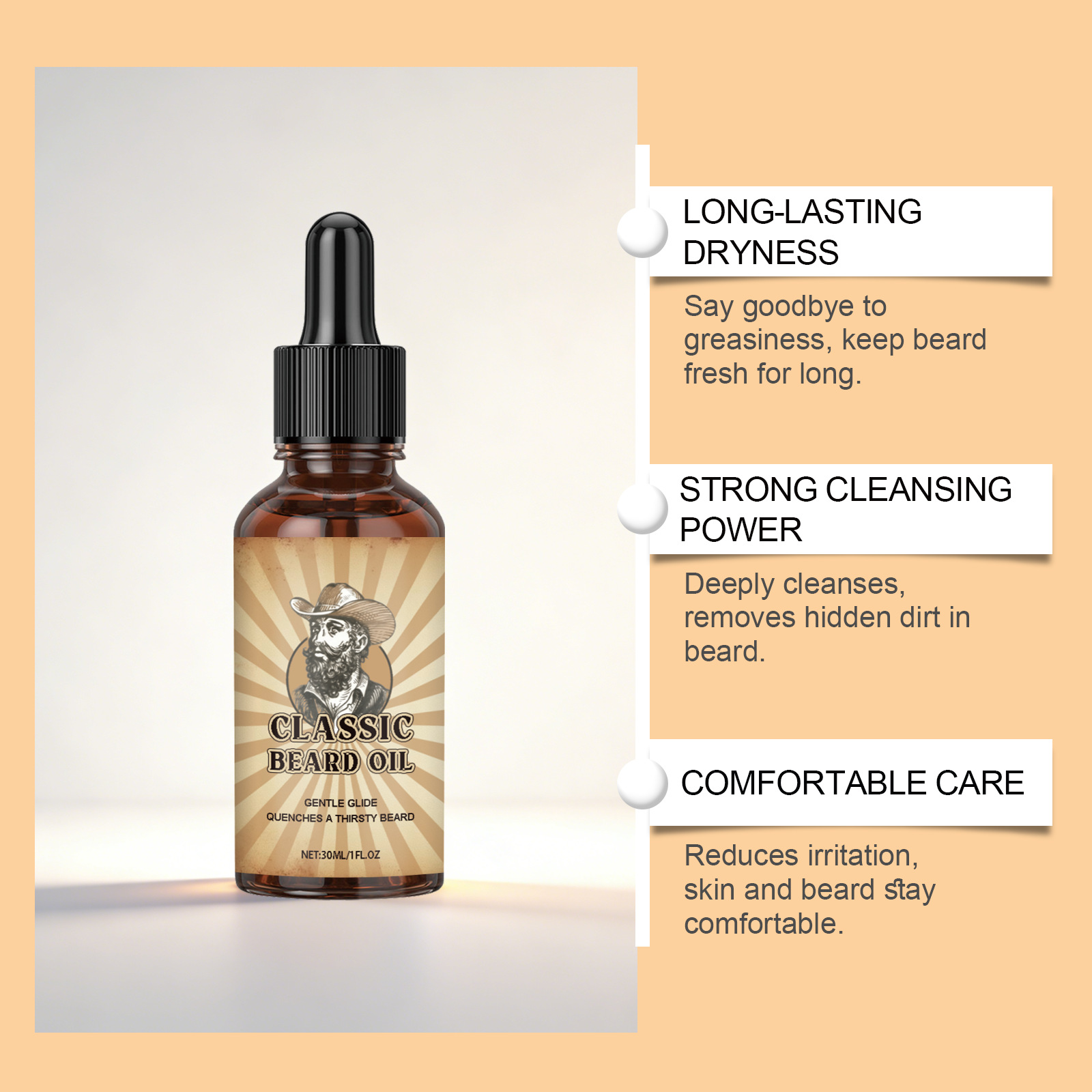 L'olio essenziale per la cura  - Beard Oil Growth recensione e prezzo