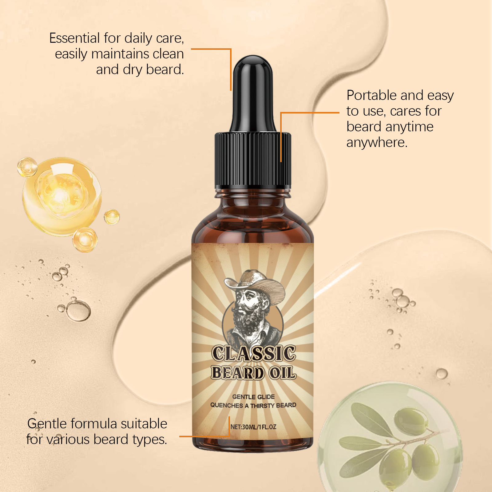 L'olio essenziale per la cura  - Beard Oil Growth recensione e prezzo