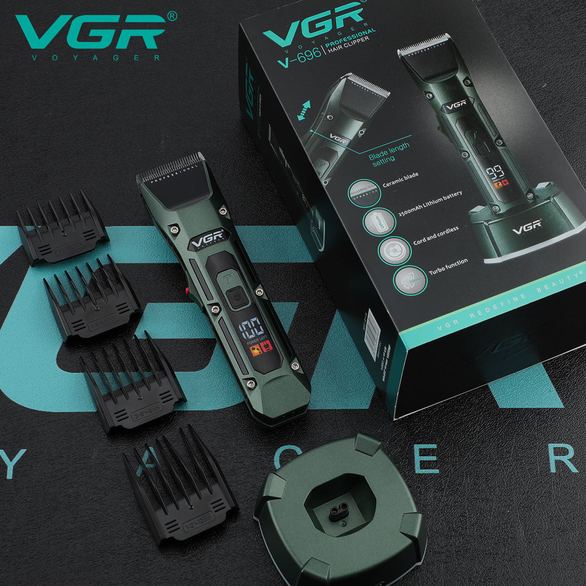 VGR V-696 Nuovo metallo Popola - Men'S Grooming Salon recensione e prezzo
